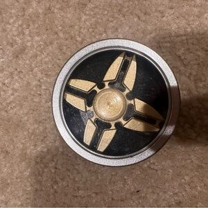 Silver and Gold Circular Decorative Piece